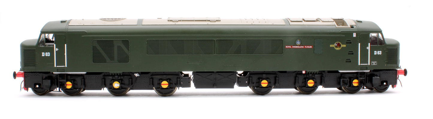 Pre-Owned 45102 Class 45/0 'Royal Inniskilling Fusilier' D63 BR Economy Green (small yellow panel) Diesel Locomotive