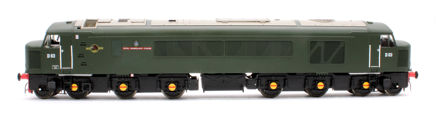 Pre-Owned 45102 Class 45/0 'Royal Inniskilling Fusilier' D63 BR Economy Green (small yellow panel) Diesel Locomotive
