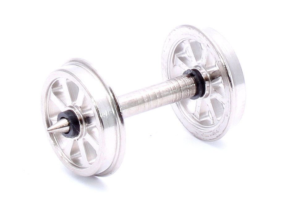 4A-003-001 Wagon 8 Spoke (12.5mm) Wheels Pack 20 wheels on 10 axles