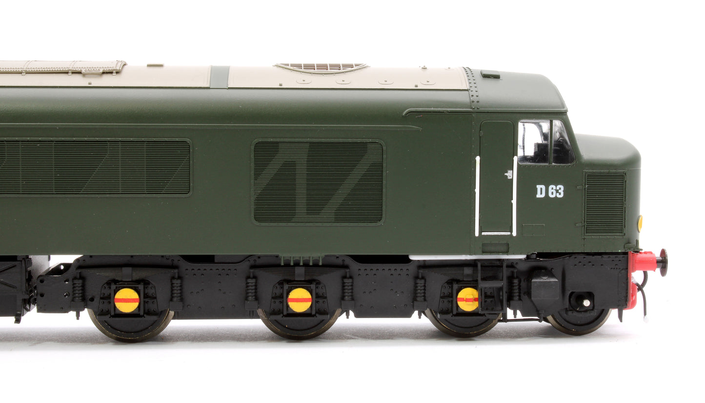 Class 45/0 'Royal Inniskilling Fusilier' D63 BR Economy Green (small yellow panel) Diesel Locomotive