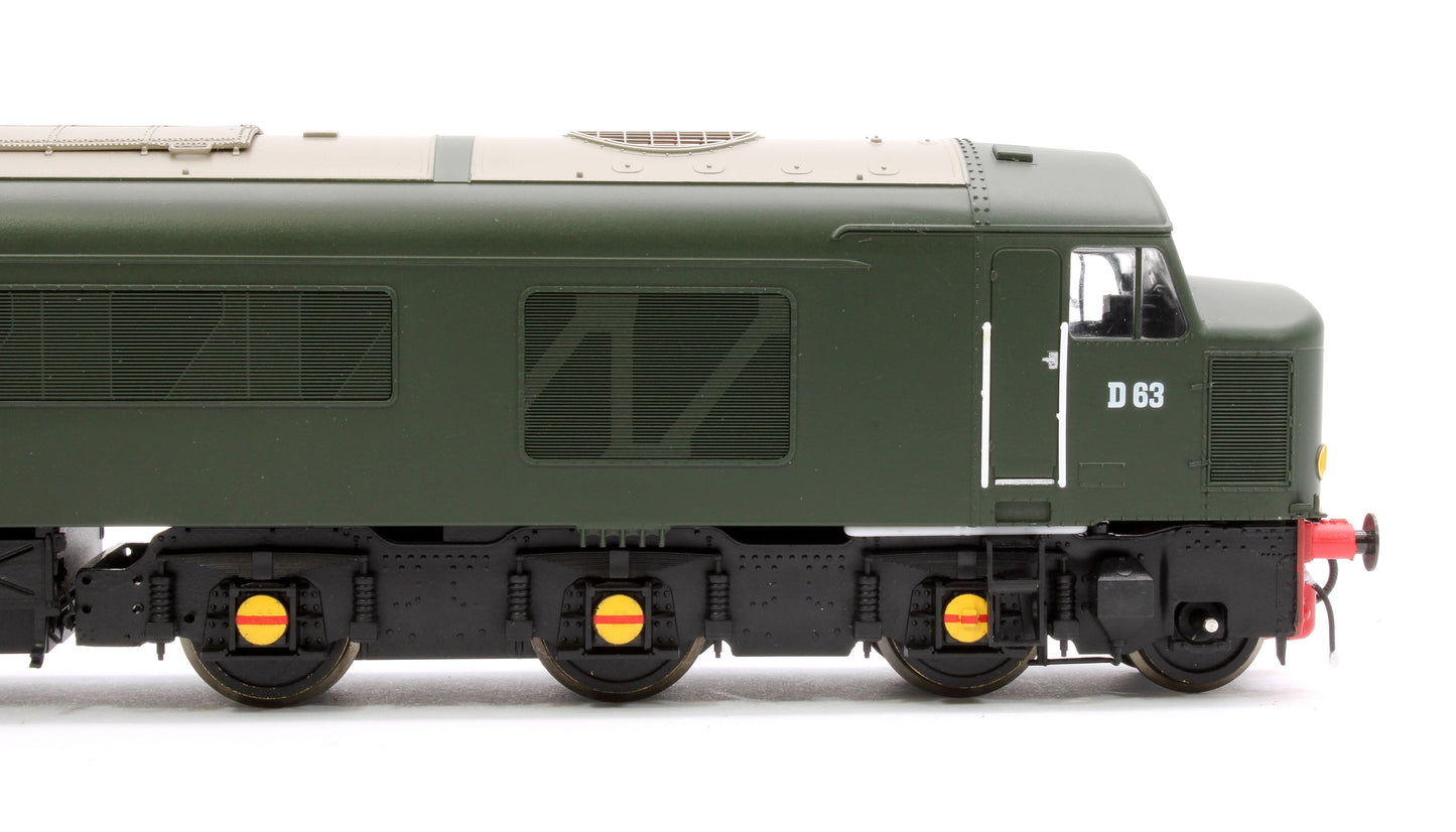 Pre-Owned 45102 Class 45/0 'Royal Inniskilling Fusilier' D63 BR Economy Green (small yellow panel) Diesel Locomotive