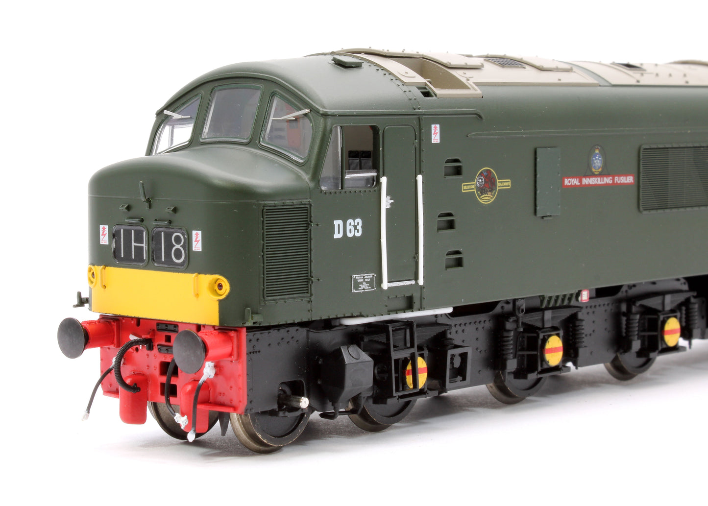 Class 45/0 'Royal Inniskilling Fusilier' D63 BR Economy Green (small yellow panel) Diesel Locomotive