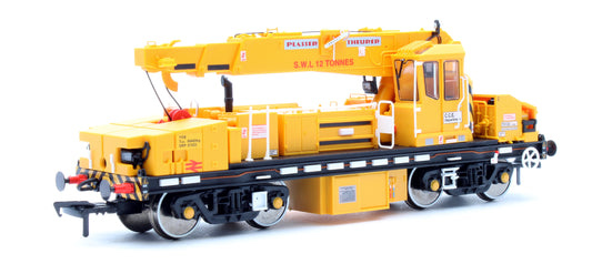 Plasser 12T YOB Diesel-Hydraulic Crane DRP81522 BR Departmental Yellow