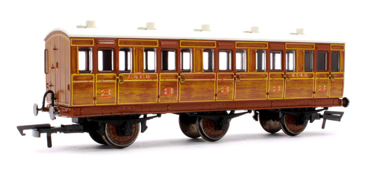 6 Wheel Coach 3rd Class LNER 4142 with Fitted Lights