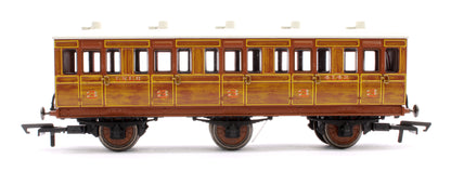 6 Wheel Coach 3rd Class LNER 4142 with Fitted Lights
