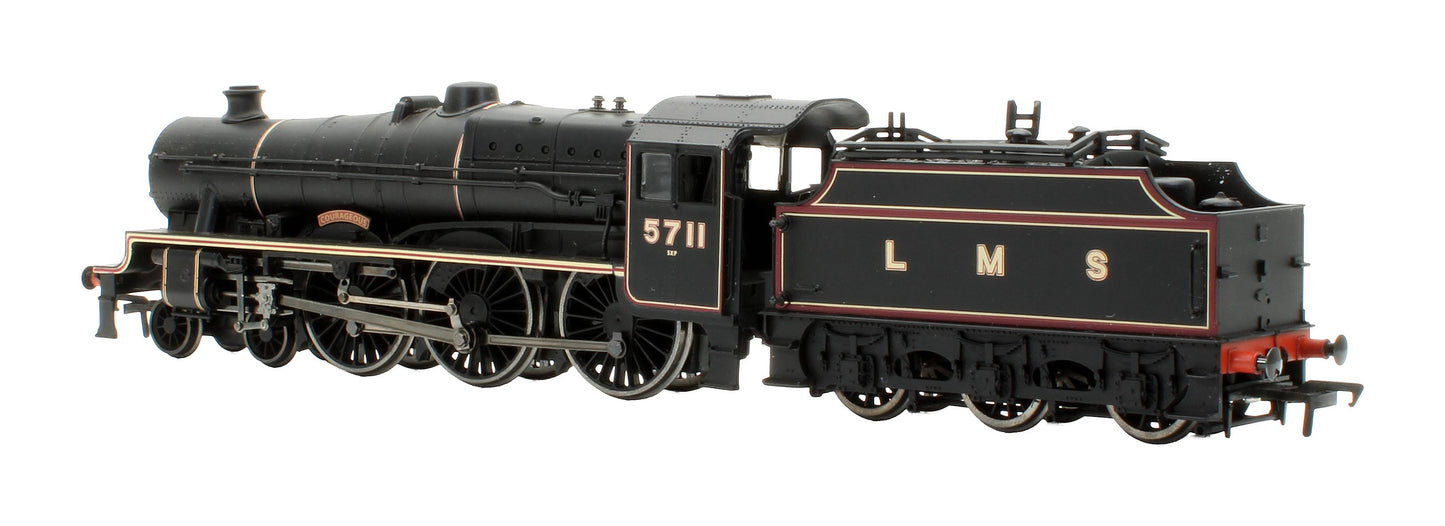 Pre-Owned 31-159 LMS Lined Black 4-6-0 Jubilee 5711 'Courageous' Steam Locomotive