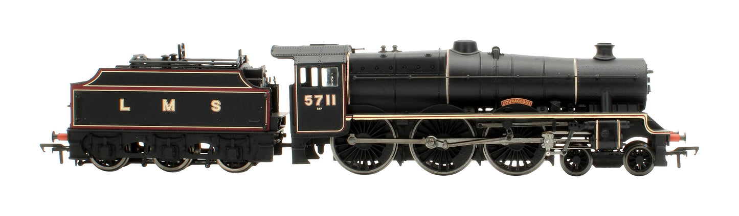 Pre-Owned 31-159 LMS Lined Black 4-6-0 Jubilee 5711 'Courageous' Steam Locomotive