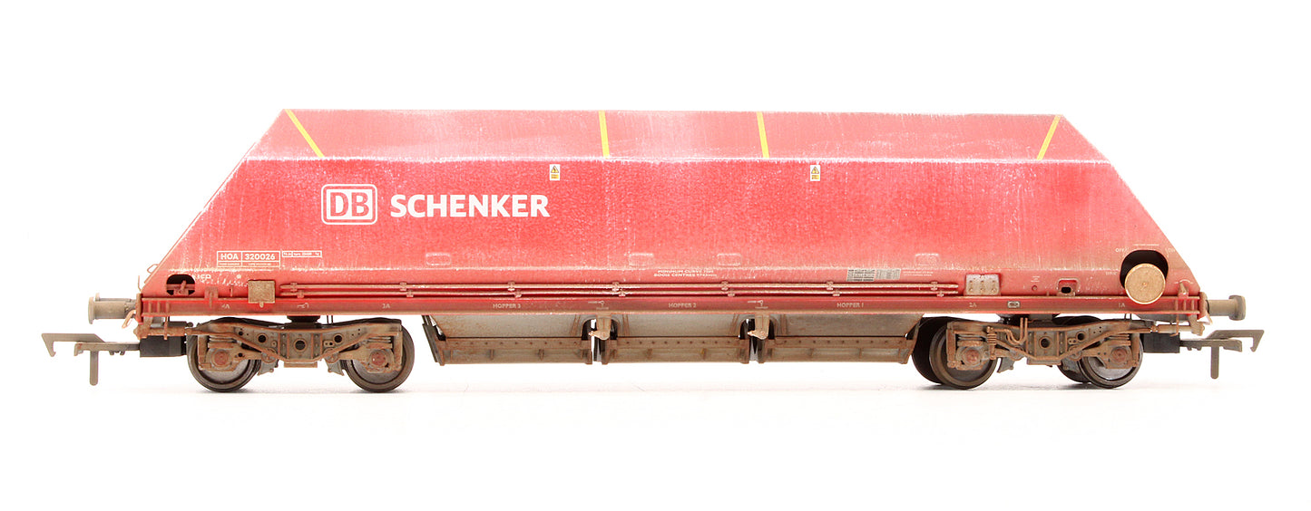 Pre-Owned HOA Aggregate Hoppers DB Schenker Twin Pack A - Custom Weathered