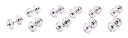 Pre-Owned 4A-003-002 Wagon 3 hole Disc (12.5mm) Wheels Pack 20 wheels on 10 axles