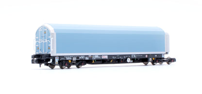 N/2mm 5-car Arbel WIA car carrier with DB Schenker branding. Wagon number 85 70 4971 035-6