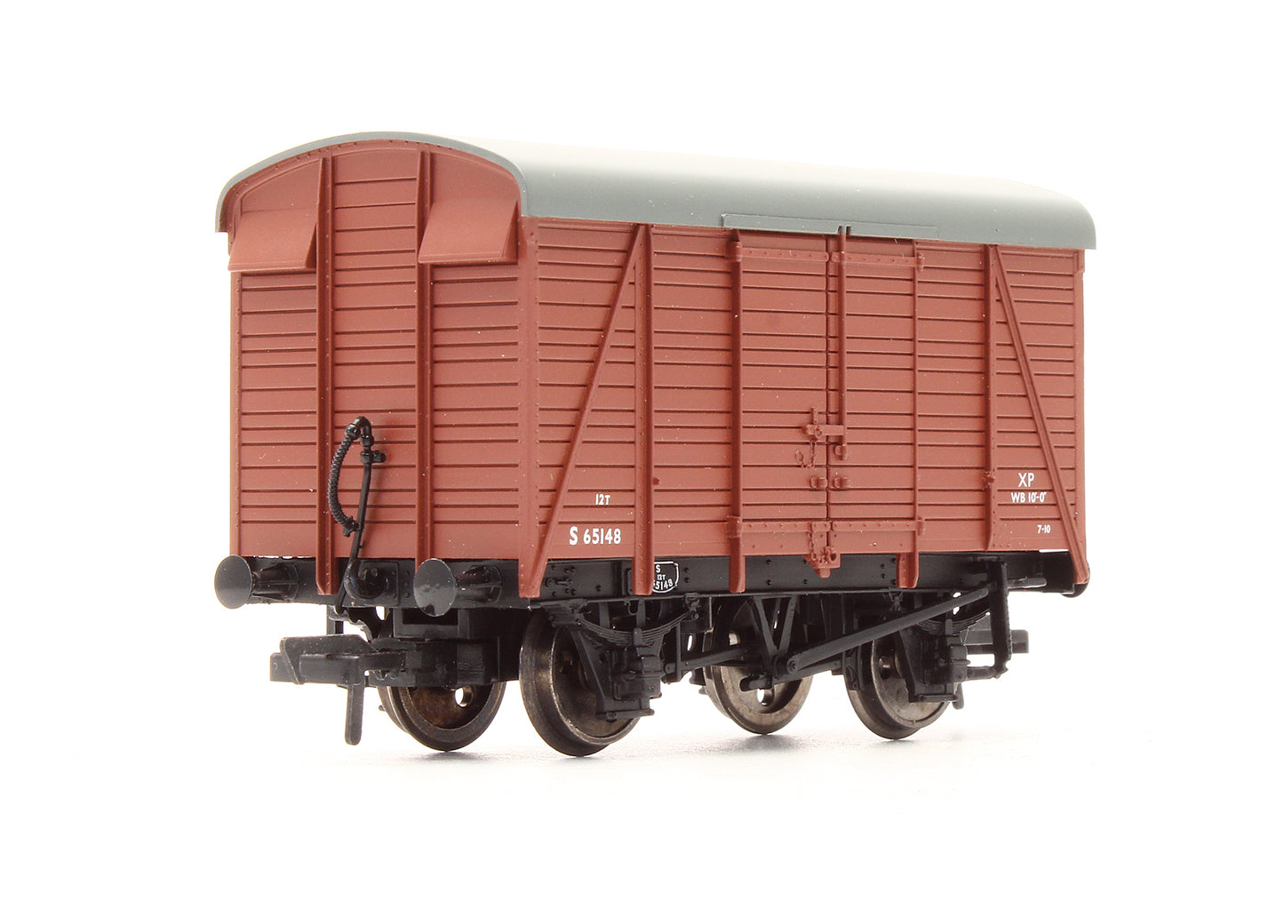 Pre-Owned 38-082B Southern 2+2 Planked Ventilated Van BR Bauxite 'S 65148'