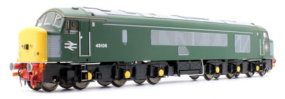 Pre-Owned Class 45/1 45106 BR 'Railtour' Green with Full Yellow Ends, Tinsley Diamond plaques and square headlight Diesel Locomotive - DCC Fitted