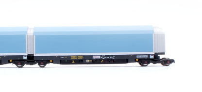 N/2mm 5-car Arbel WIA car carrier with DB Schenker branding. Wagon number 85 70 4971 035-6