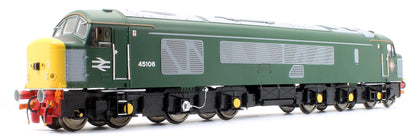 Pre-Owned Class 45/1 45106 BR 'Railtour' Green with Full Yellow Ends, Tinsley Diamond plaques and square headlight Diesel Locomotive - DCC Fitted