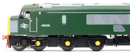 Pre-Owned Class 45/1 45106 BR 'Railtour' Green with Full Yellow Ends, Tinsley Diamond plaques and square headlight Diesel Locomotive - DCC Fitted
