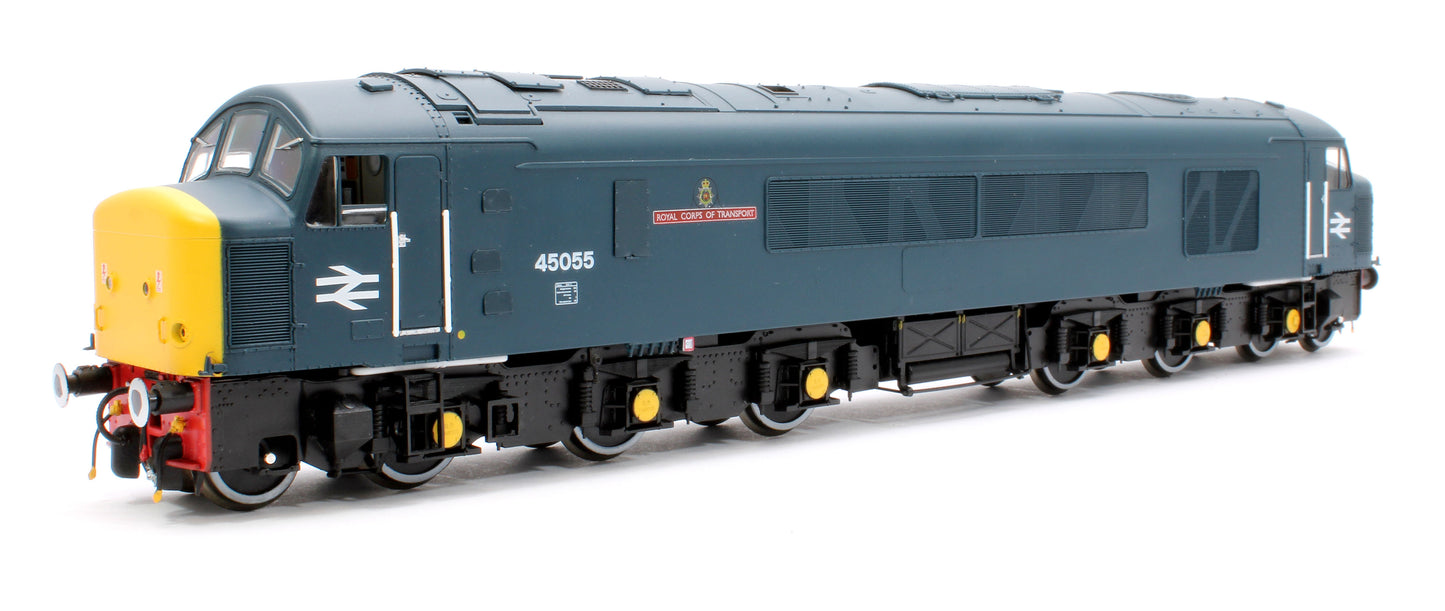 Class 45/0 45055 'Royal Corps of Transport' BR Blue (red bufferbeams) Diesel Locomotive