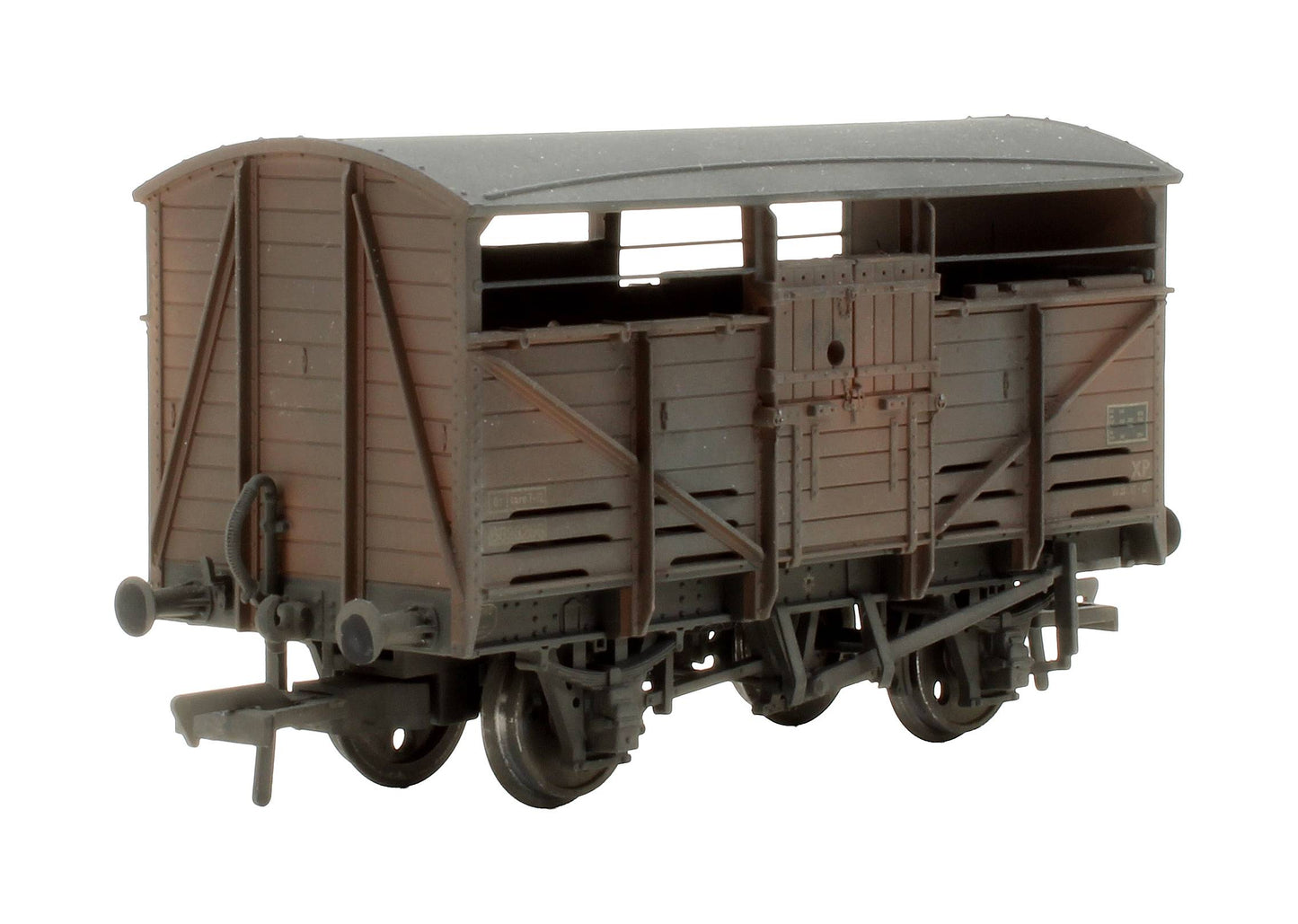 Pre-Owned 37-716 Set Of 3 BR Bauxite 8 Ton Cattle Wagons - Custom Weathered