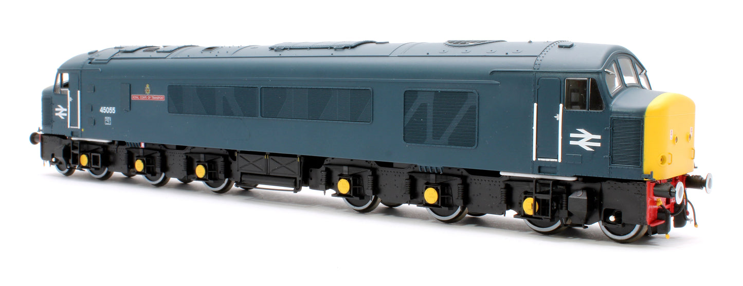 Class 45/0 45055 'Royal Corps of Transport' BR Blue (red bufferbeams) Diesel Locomotive