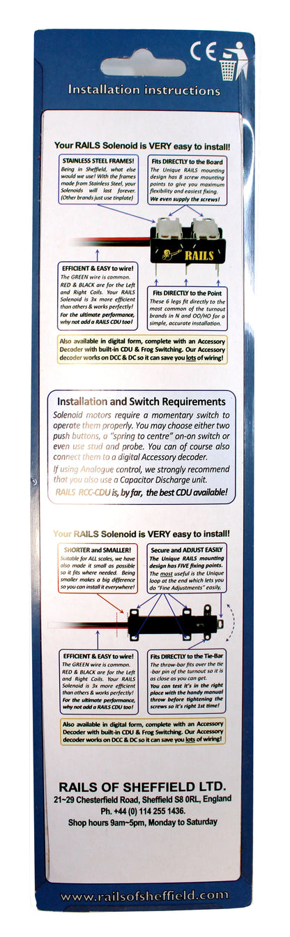 Rails Connect High Efficiency Surface Mount Point Motor (5 Pack)