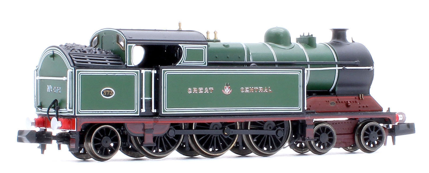 S2104-01 Robinson A5 (GCR Class 9N) 4-6-2 in GCR Great Central Green No.373 Steam Tank Locomotive