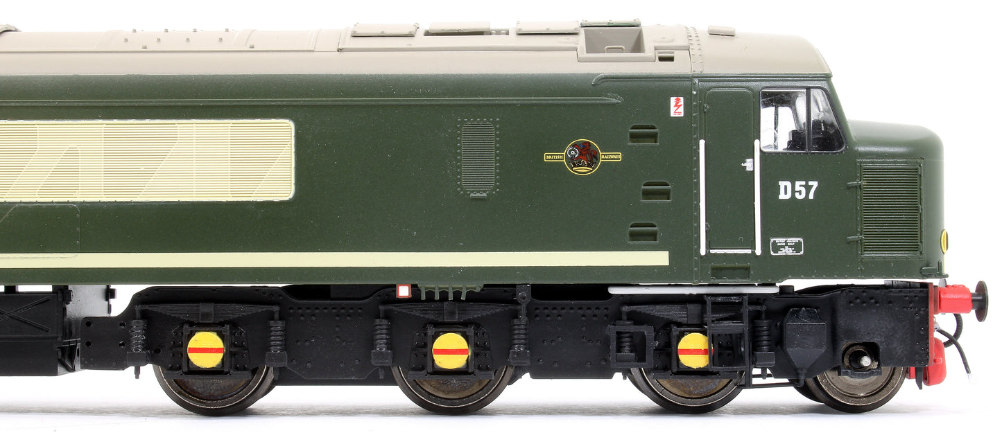 Pre-Owned Class 45/1 D57 BR Green with Small Yellow Panels Diesel Locomotive
