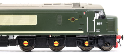 Pre-Owned Class 45/1 D57 BR Green with Small Yellow Panels Diesel Locomotive