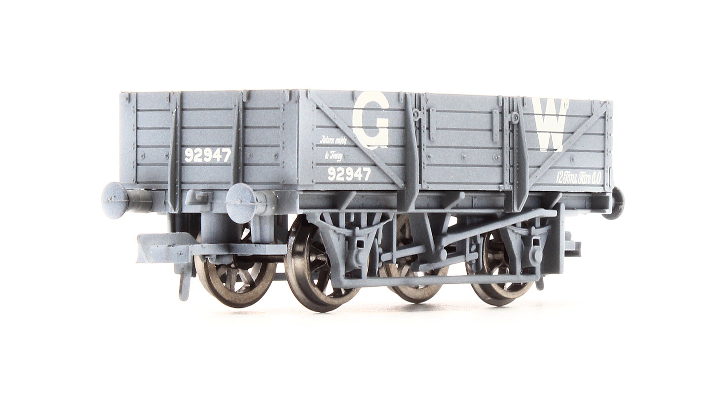 Pre-Owned 33-079B 5 Plank China Clay Wagon W/O Hood GWR Dark Grey No.929947