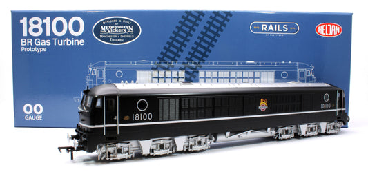 Pre-Owned BR Gas Turbine 18100 Class in BR Black with Silver Trim (As Built 1951) Locomotive