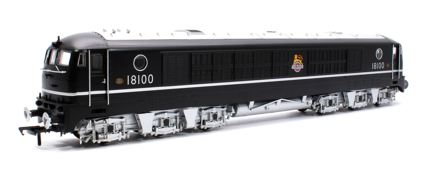 BR Gas Turbine 18100 Class in BR Black with Silver Trim (As Built 1951) Locomotive