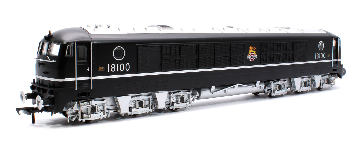 Pre-Owned BR Gas Turbine 18100 Class in BR Black with Silver Trim (As Built 1951) Locomotive