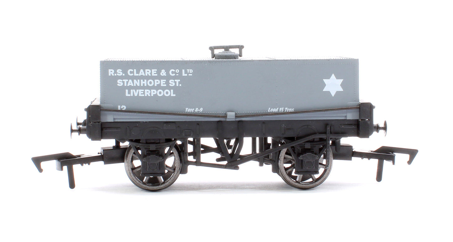 Clare, Liverpool Rectangular Tank Wagon No.12