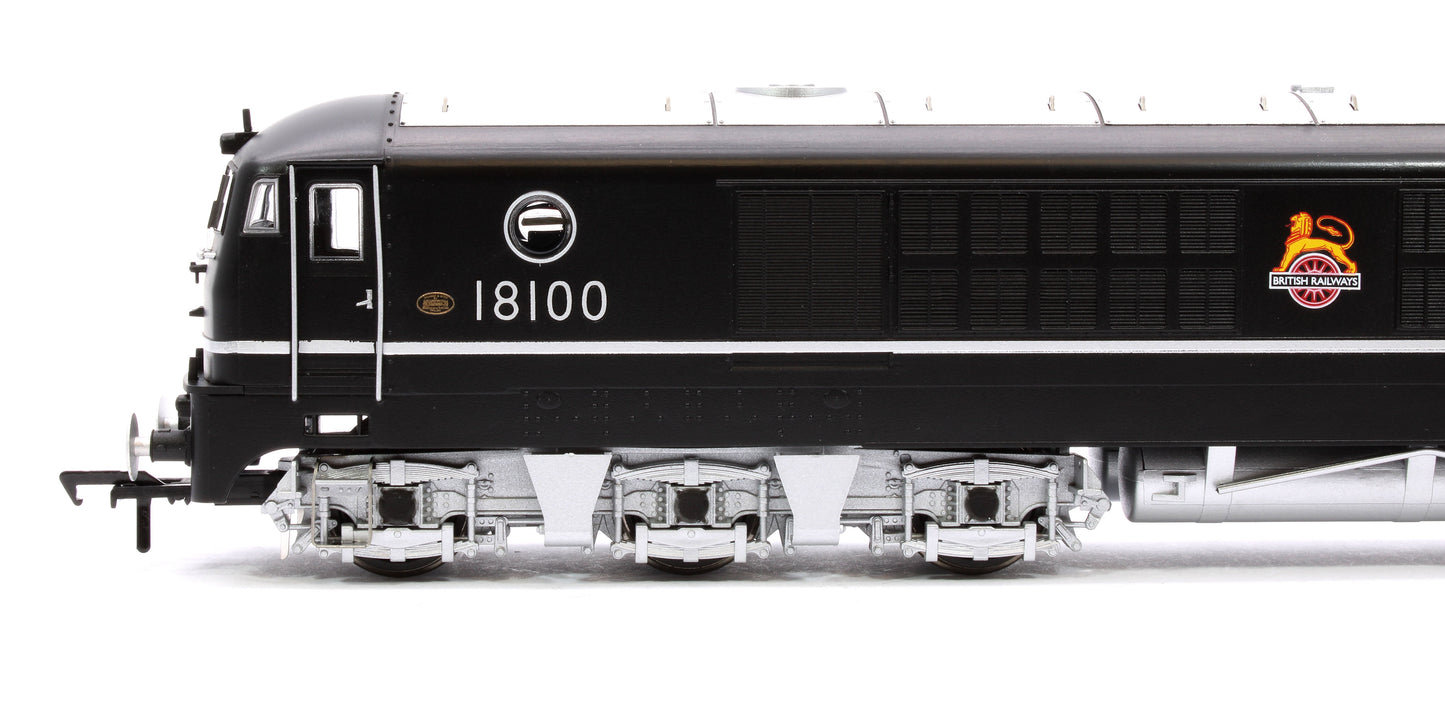 Pre-Owned BR Gas Turbine 18100 Class in BR Black with Silver Trim (As Built 1951) Locomotive
