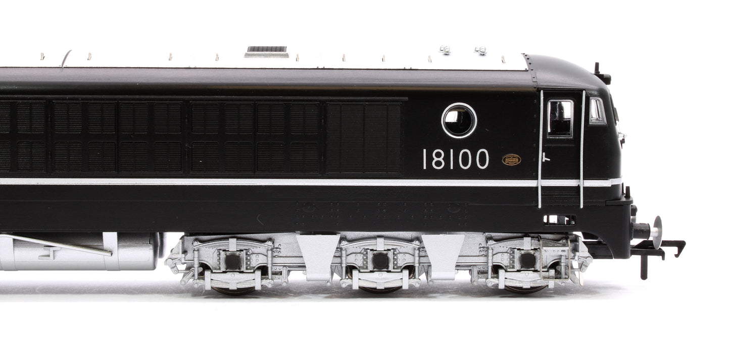 BR Gas Turbine 18100 Class in BR Black with Silver Trim (As Built 1951) Locomotive