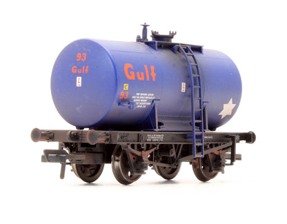 Pre-Owned 38-776Z Set Of 3 14T Ton Anchor-Mounted Tank Wagons 'Gulf' - Custom Weathered