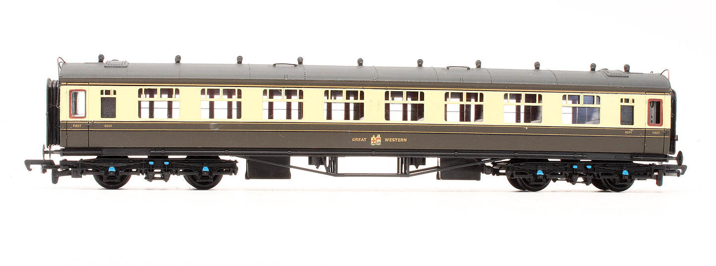 Pre-Owned 34-100 Collett 60' 1st Class Coach GWR Chocolate & Cream '8099'