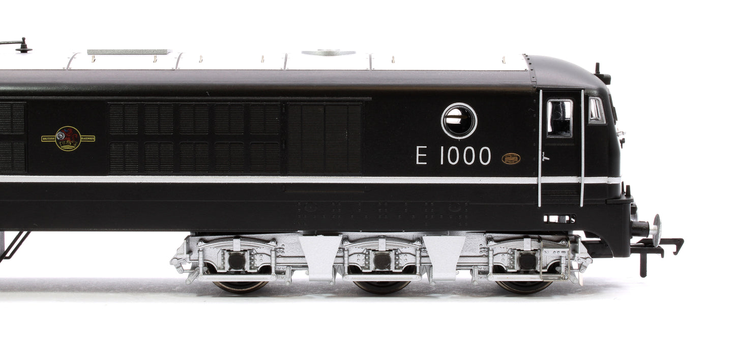 BR Class 80 E1000 (Rebuilt 18100 Gas Turbine) Electric Locomotive in BR Black (Late Crest)