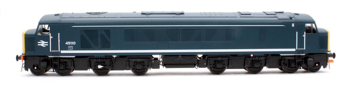 Class 45/1 45110 BR Blue (white body stripe) Diesel Locomotive