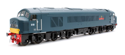 Class 45/0 'The King’s Shropshire Light Infantry' D50 BR Blue (small yellow panel) Diesel Locomotive