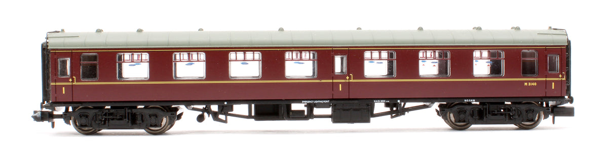 374-816 Pre-Owned BR Maroon Mk1 FO First Open Passenger Coach No.M3140