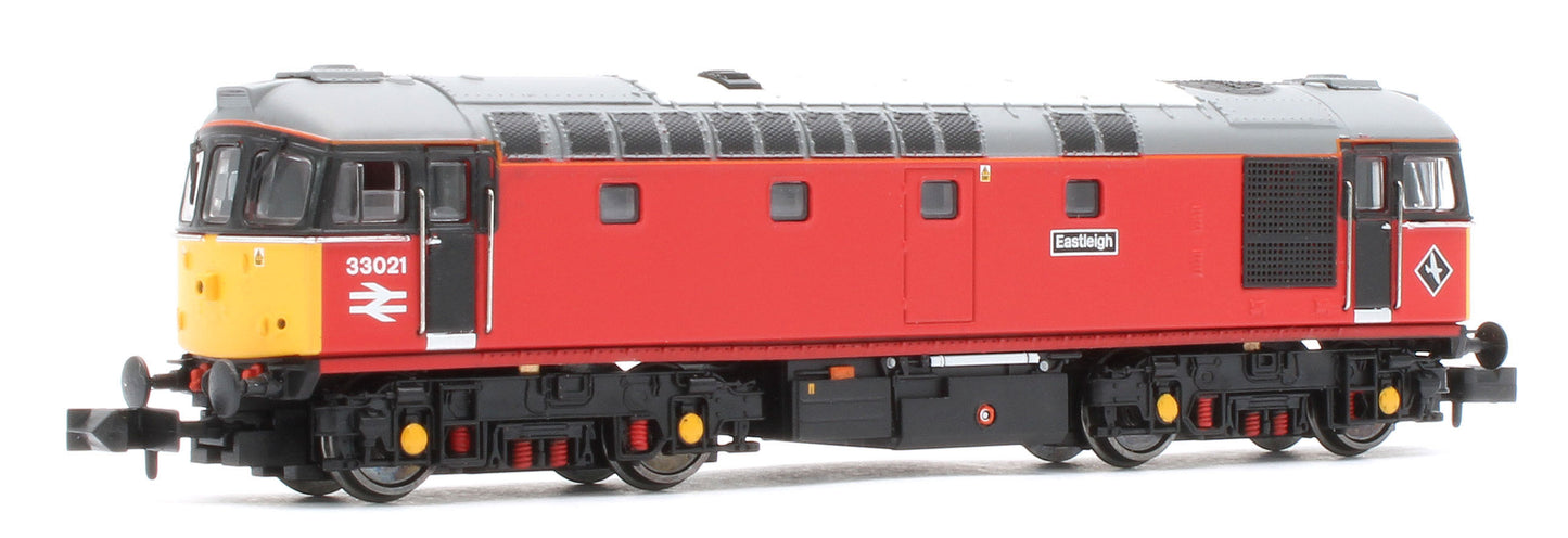 GM2210601 Class 33 021 'Eastleigh' Parcels Red Diesel Locomotive