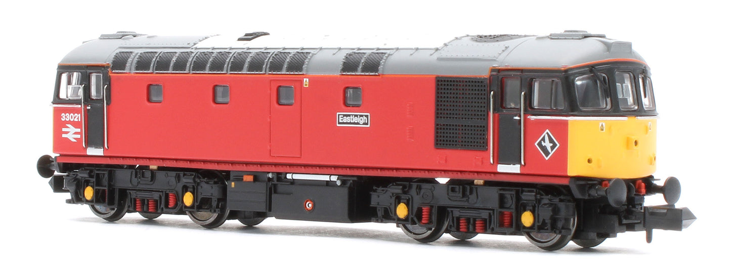 GM2210601 Class 33 021 'Eastleigh' Parcels Red Diesel Locomotive