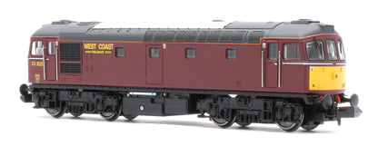GM2210602D Class 33 025 West Coast Railway Company Diesel Locomotive - DCC Fitted