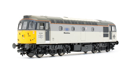 Pre-Owned Class 33204 Mainline Triple Grey Diesel Locomotive - DCC Fitted