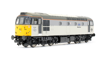 Pre-Owned Class 33204 Mainline Triple Grey Diesel Locomotive - DCC Fitted