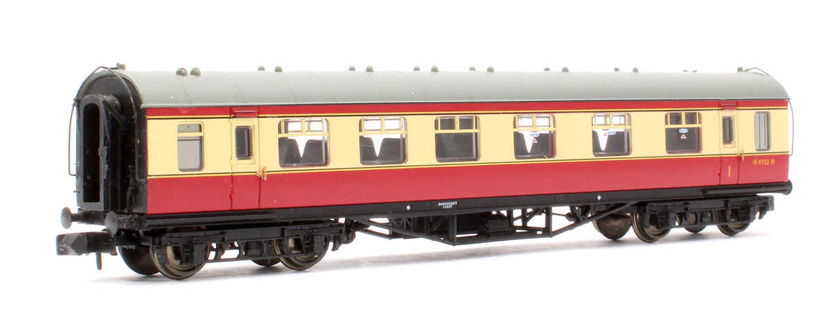 Pre-Owned BR Crimson & Cream 1st/3rd Stanier Vestibule Coach No.M9752M