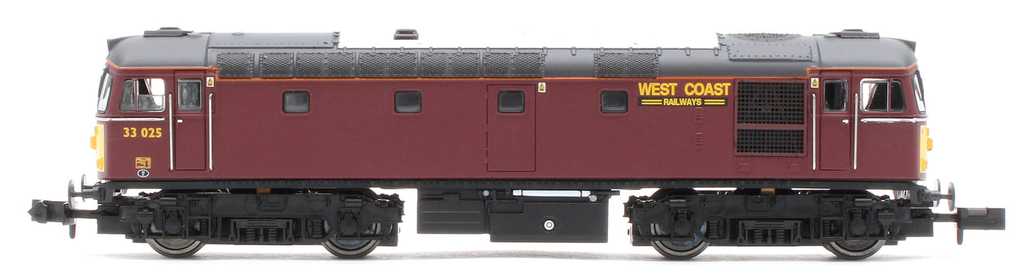 GM2210602 Class 33 025 West Coast Railway Company Diesel Locomotive