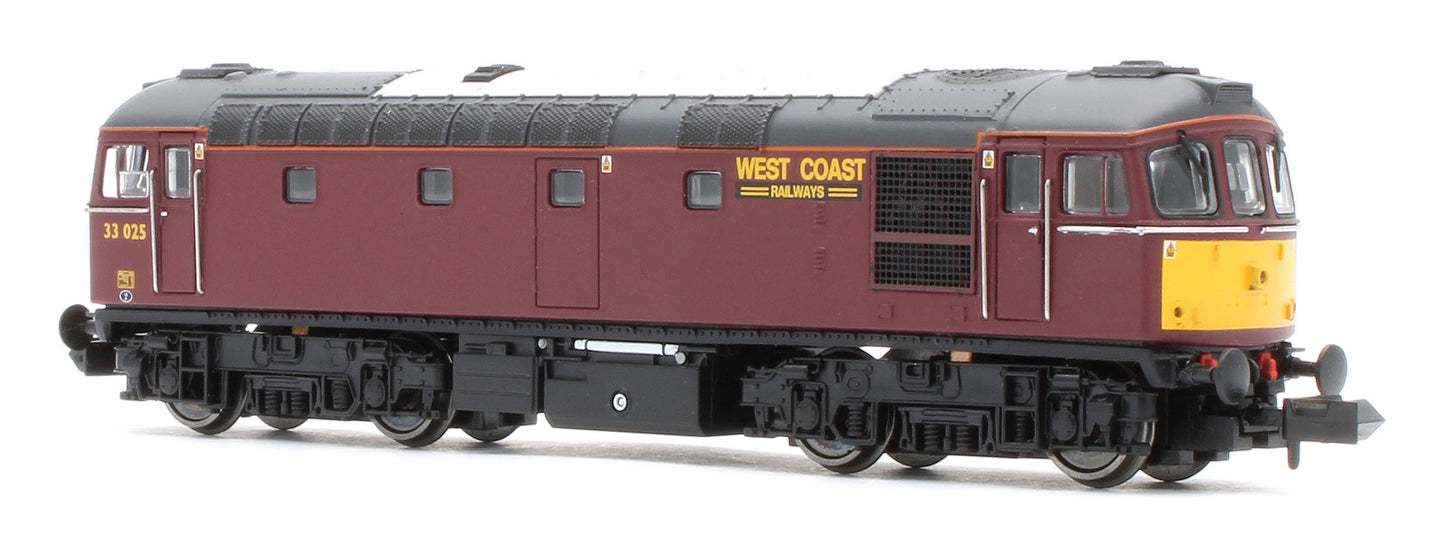 GM2210602 Class 33 025 West Coast Railway Company Diesel Locomotive