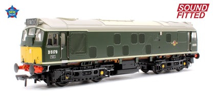 Class 25/1 D5179 BR Green (Small Yellow Panels) Diesel Locomotive - DCC Sound