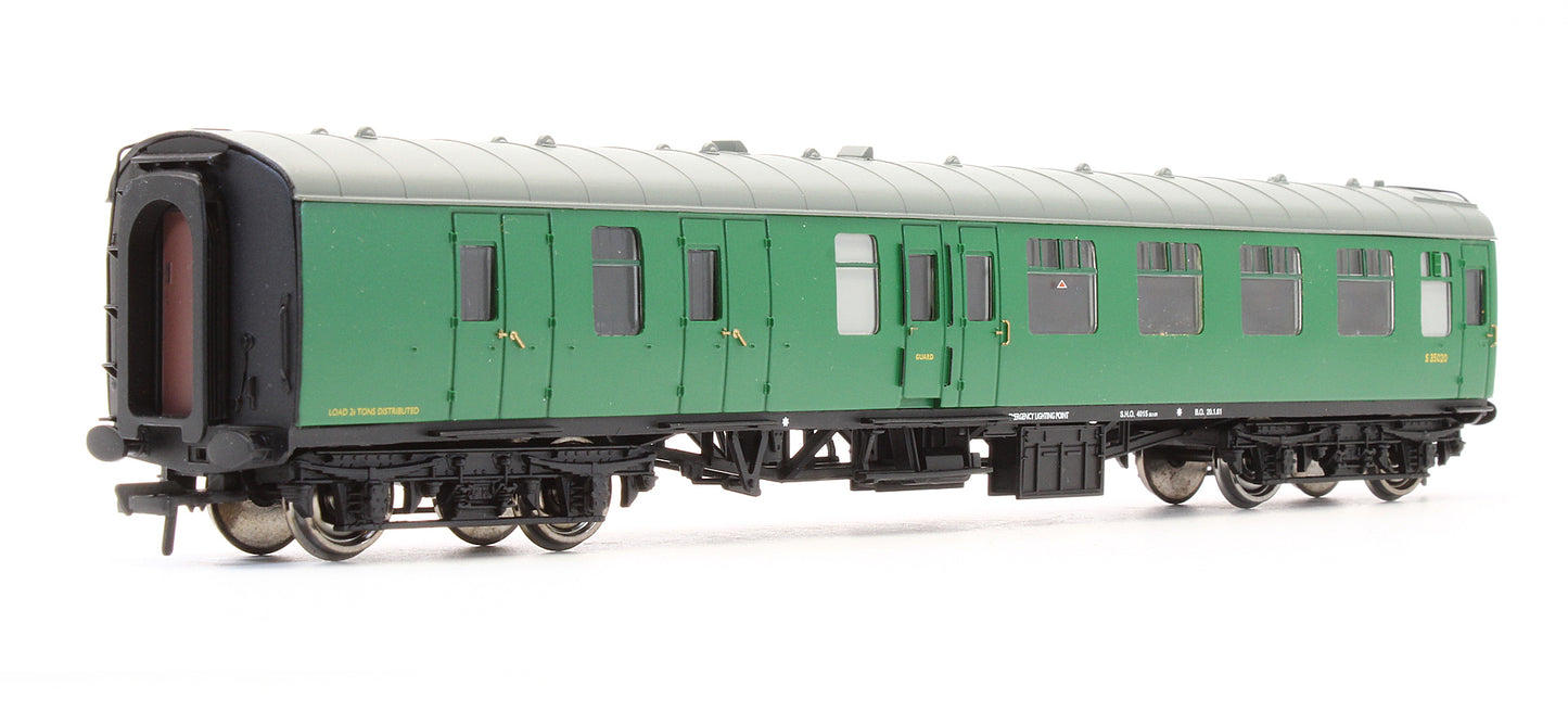 Pre-Owned 39-078 BR MK1 Brake Second Corridor BSK Coach (SR) Green 'S35020'