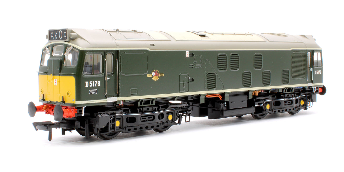 Class 25/1 D5179 BR Green (Small Yellow Panels) Diesel Locomotive - DCC Sound Deluxe